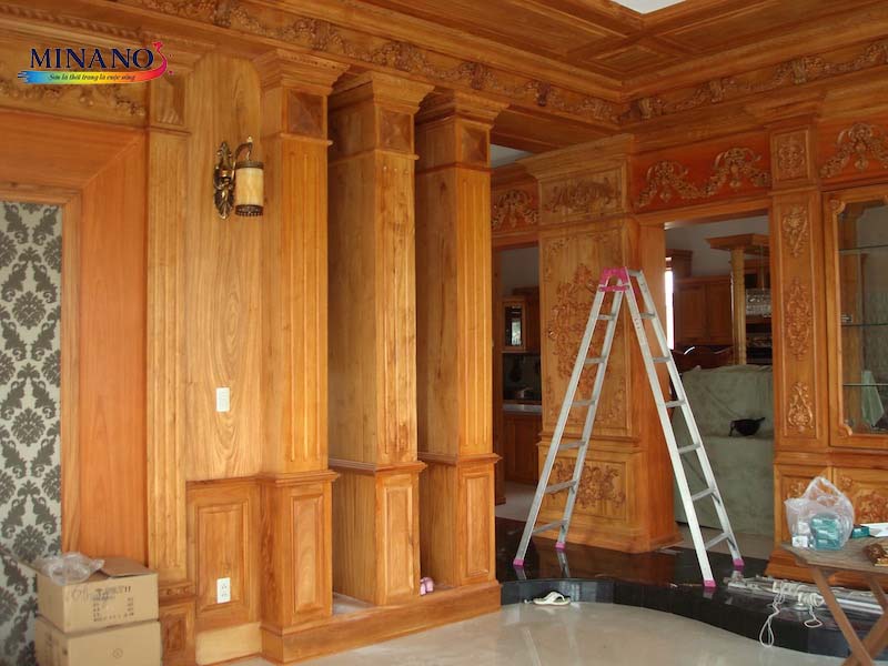 Một số ưu điểm nổi bật của sơn nhà giả gỗ